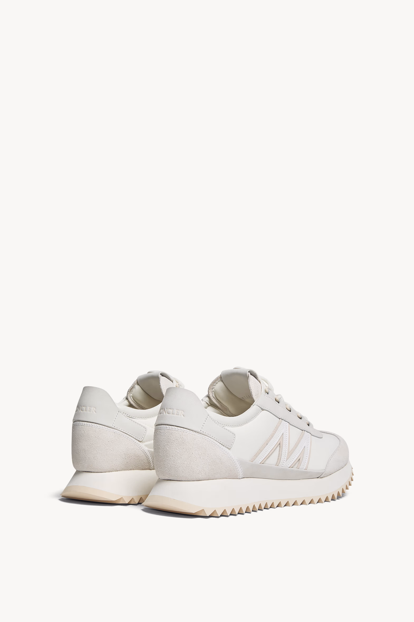 Pacey2 Suede & Nubuck Sneakers Men White Moncler 5